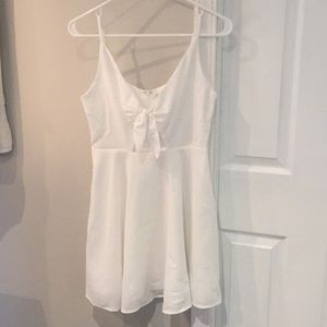 NWT white keyhole dress